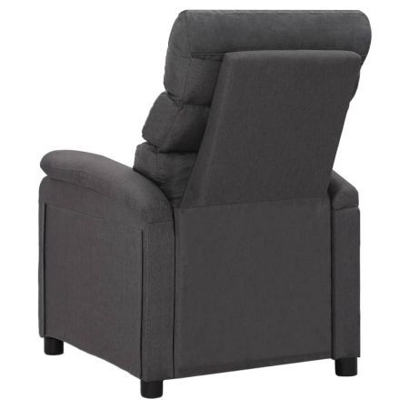 Massage Chair Dark Grey Fabric