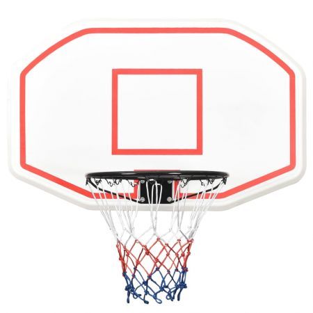 Basketball Backboard White 109x71x3 cm Polyethene