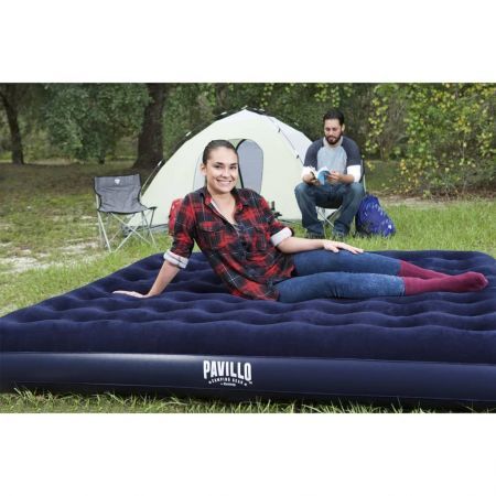 Bestway Inflatable Flocked Airbed 203 x 183 x 22 cm 67004