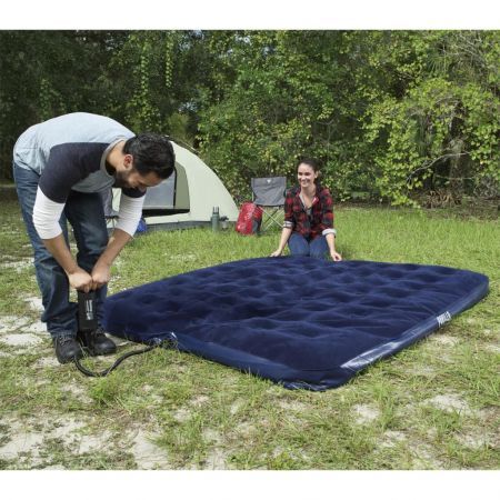 Bestway Inflatable Flocked Airbed 203 x 183 x 22 cm 67004