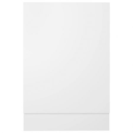 Dishwasher Panel White 45x3x67 cm Engineered Wood