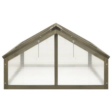 Greenhouse Grey 114x80x50 cm Firwood