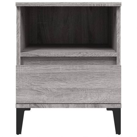 Bedside Cabinets 2 pcs Grey Sonoma 40x35x50 cm