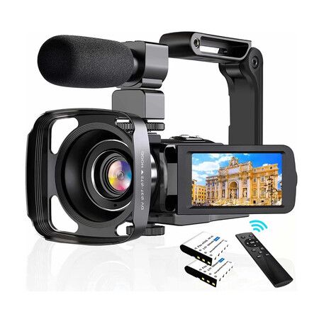 4K 48MP 60FPS Video Camera Camcorder 3.0 Inch HD Touch Screen 18X Zoom Vlogging Camera Digital Camera