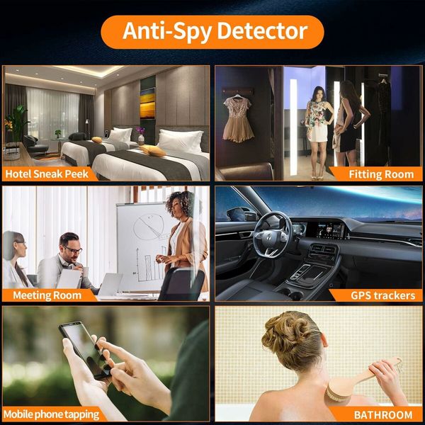 Hidden Camera Detectors Anti Spy Detector Hidden Devices, Scan Tracker Detector