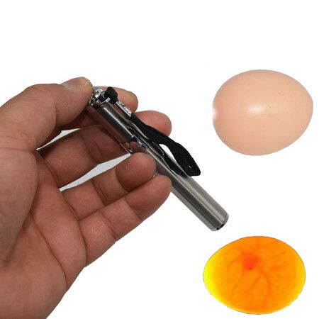 Egg Candler Tester, Bright Cool LED Light Candling Lamp for All Chicken Dark Quail Duck Canary Eggs