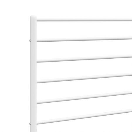 Metal Headboard White 107 cm