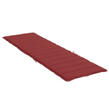 Sun Lounger Cushion Wine Red 200x70x3cm Oxford Fabric