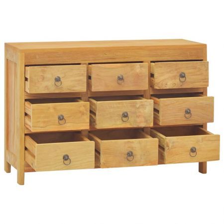 Chest of Drawers 80x30x55 cm Solid Wood Teak