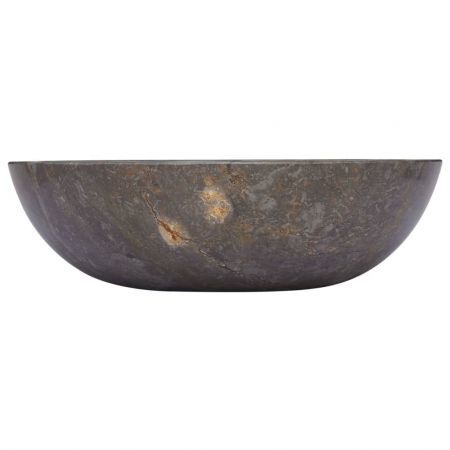 Sink Grey Ø40x12 cm Marble