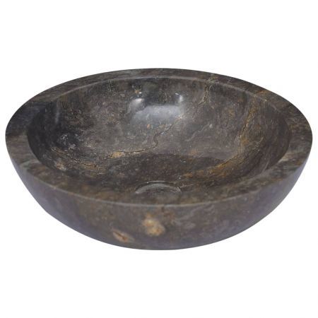 Sink Grey Ø40x12 cm Marble