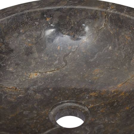 Sink Grey Ø40x12 cm Marble