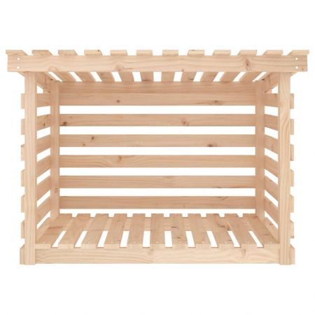 Firewood Rack 108x73x79 cm Solid Wood Pine