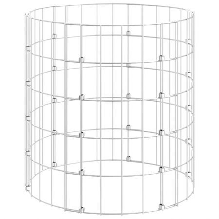 Circular Gabion Pole Galvanised Steel Ø50x50 cm