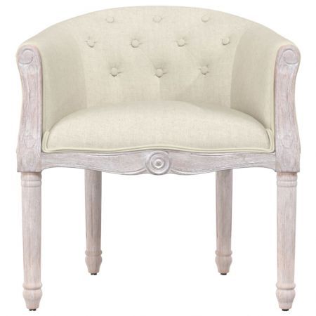 Dining Chair Beige linen