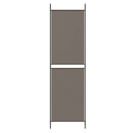 4-Panel Room Divider Anthracite 200x200 cm Fabric