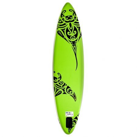 Inflatable Stand Up Paddleboard Set 366x76x15 cm Green