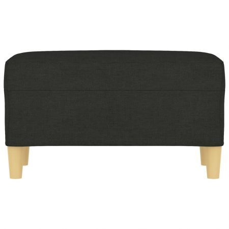 Bench Black 70x35x41 cm Fabric