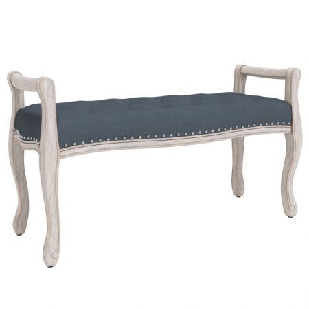 Bench Dark Grey 110x45x60 cm Velvet