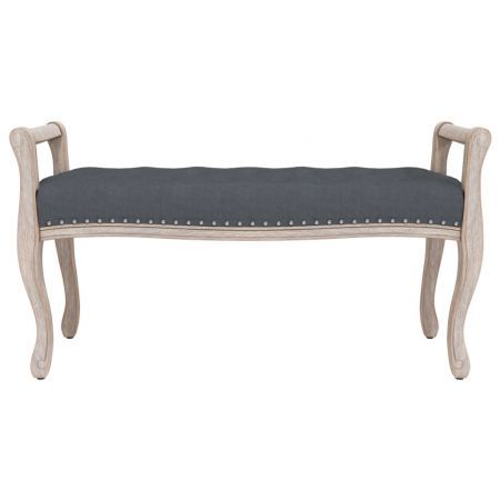 Bench Dark Grey 110x45x60 cm Velvet