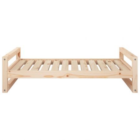 Dog Bed 105.5x75.5x28 cm Solid Pine Wood