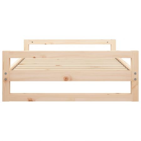 Dog Bed 105.5x75.5x28 cm Solid Pine Wood