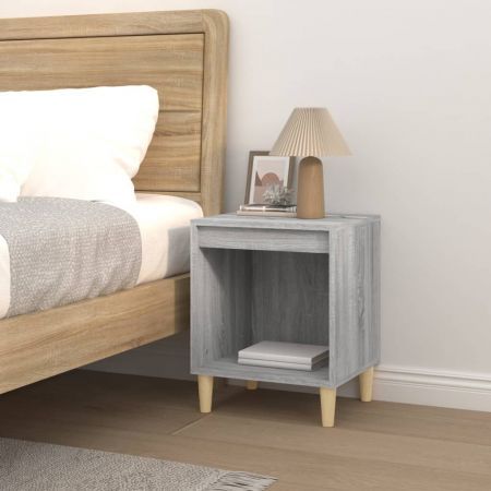 Bedside Cabinet Grey Sonoma 40x35x50 cm