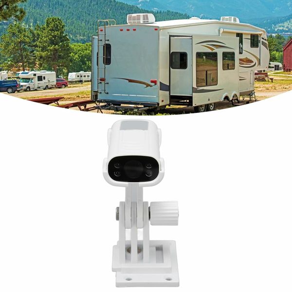 Reverse Hitch Guide for RV with Built-in Battery,2K Waterproof Night Vision Rear View Camera,with Magnetic and Adhesive Mount Camera for Car,RV Truck and Trailer, Camper (2K,White)