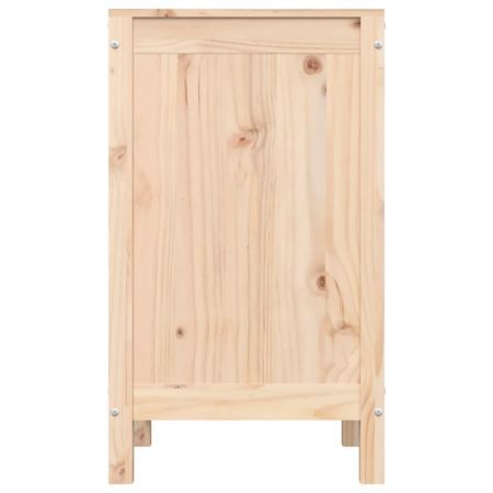 Laundry Box 44x44x76 cm Solid Wood Pine