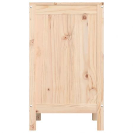 Laundry Box 44x44x76 cm Solid Wood Pine