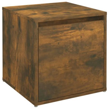 Box Drawer Smoked Oak 40.5x40x40 cm Engineered Wood