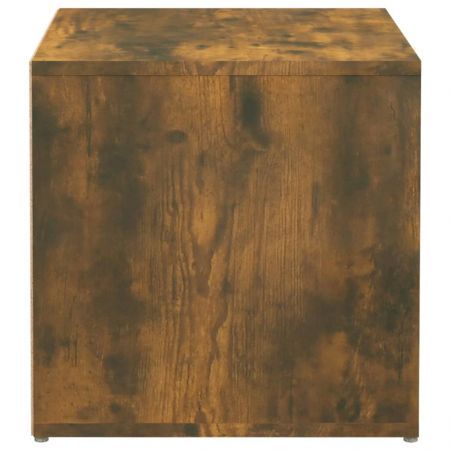 Box Drawer Smoked Oak 40.5x40x40 cm Engineered Wood