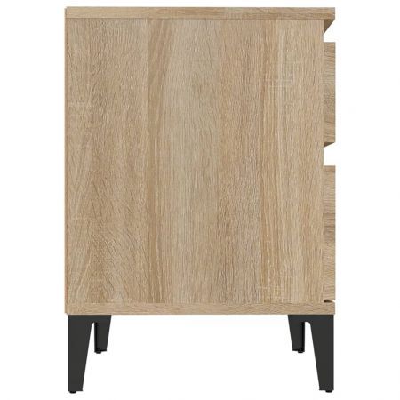 Bedside Cabinet Sonoma Oak 40x35x50 cm