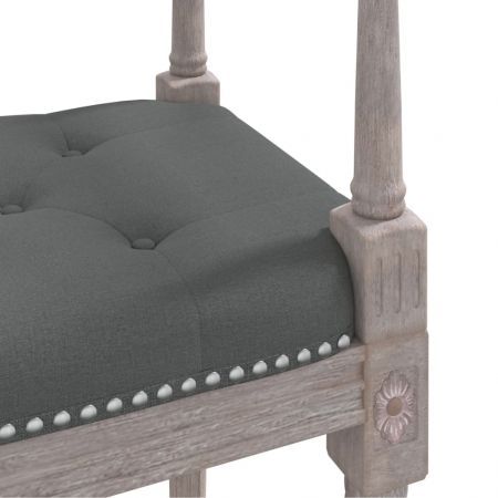 Bench Dark Grey 110x40x70 cm Fabric