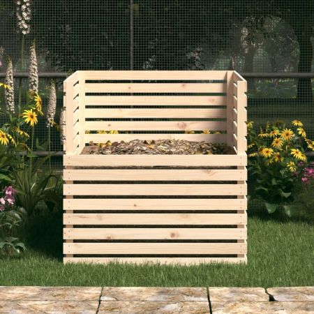 Composter 100x100x102 cm Solid Wood Pine