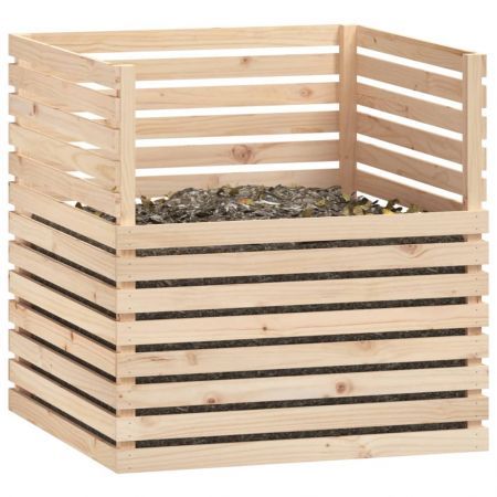 Composter 100x100x102 cm Solid Wood Pine