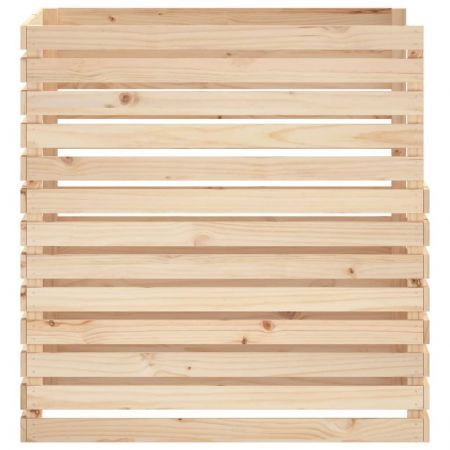 Composter 100x100x102 cm Solid Wood Pine