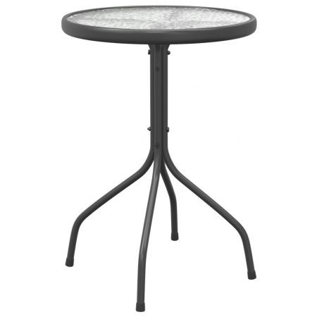 Garden Table Ø50x71 cm Steel Anthracite