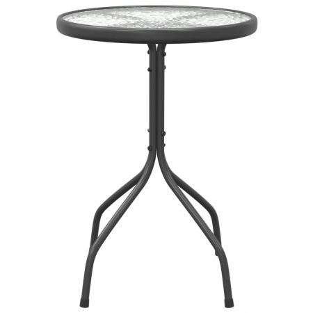 Garden Table Ø50x71 cm Steel Anthracite