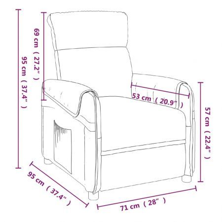 Massage Chair Cream Fabric