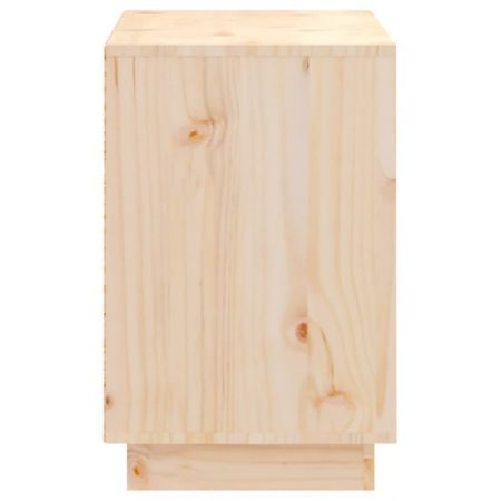 Shoe Cabinet 110x34x52 cm Solid Wood Pine