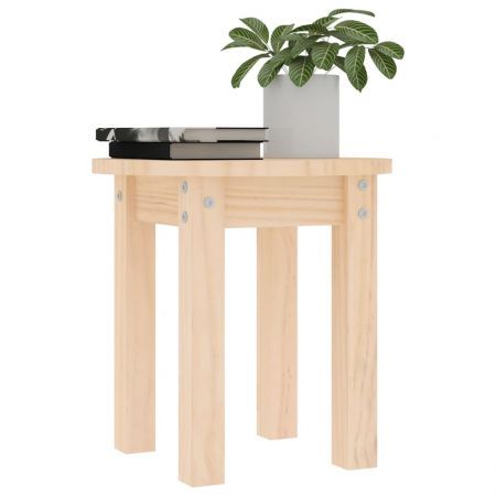 Coffee Table Ø 35x35 cm Solid Wood Pine