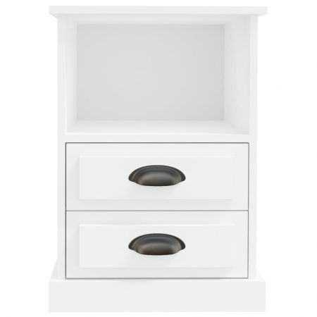 Bedside Cabinets 2 pcs White 43x36x60 cm