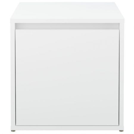 Box Drawer White 40.5x40x40 cm Engineered Wood