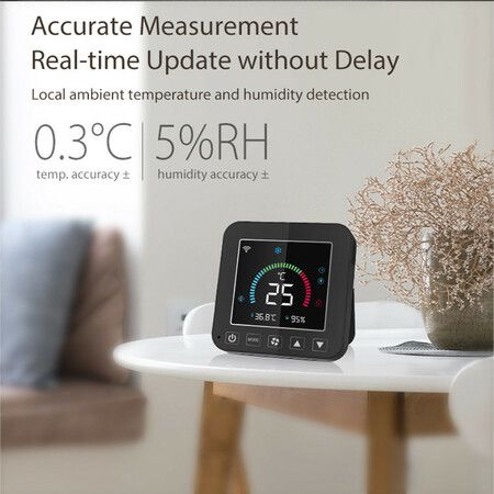 2.4GHz WiFi Bluetooth Smart Air Conditioner Controller Thermostat Temperature Humidity Infrared for Home Living Room Bedroom