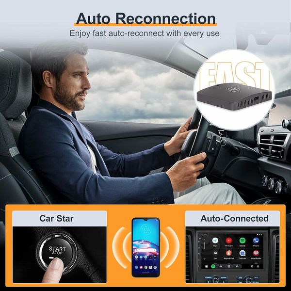 Wireless Android Auto Adapter Wireless Android Auto Magic Box for Auto Cars Play