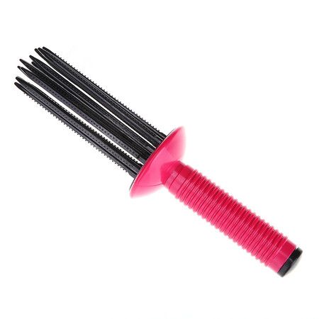 Hair Curler Hair Fluffy Curling Roll Comb Anti?Slip Curling Wand Hairstyling Tools