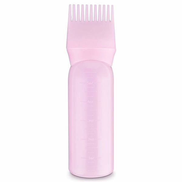 Root Comb Applicator Bottle 6 OZ Hair Oil Applicator Applicator Bottle for Hair Dye Bottle