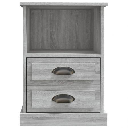 Bedside Cabinets 2 pcs Grey Sonoma 43x36x60 cm