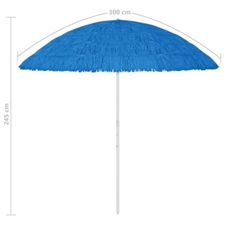 Hawaii Beach Umbrella Blue 300 cm